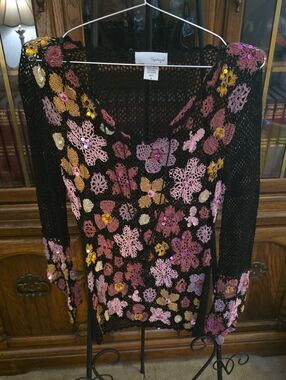 Spiegel Mesh Long Sleeved Top